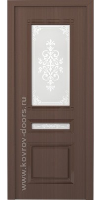 Дверь деревянная межкомнатная Прима венге ПО